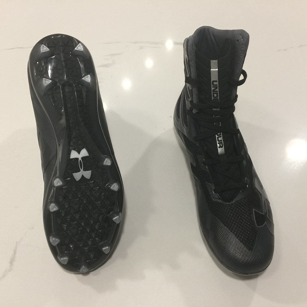 Under Armour UA Highlight MC Football Black Cleats